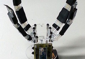 Robot hand — 4 fingers, 2 phalanges (alt)