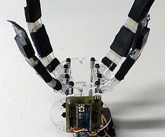Robot hand — 4 fingers, 2 phalanges (alt 2)